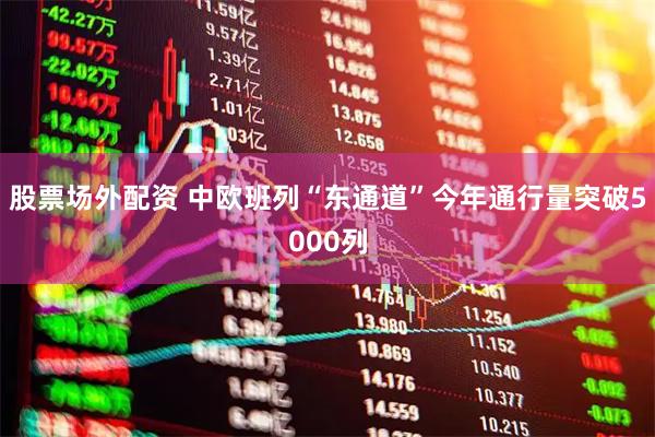 股票场外配资 中欧班列“东通道”今年通行量突破5000列